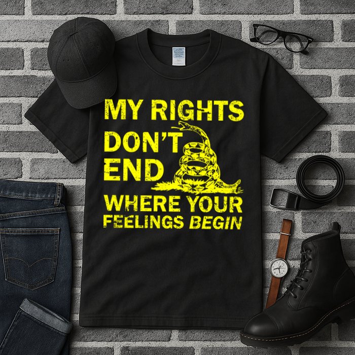 Rights Don't End Where Feelings Begin Tall T-Shirt