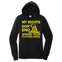 Rights Don't End Where Feelings Begin Women's Pullover Hoodie
