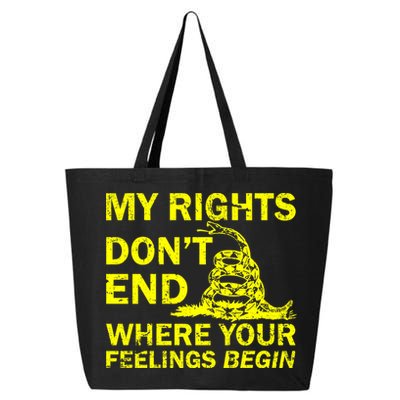 Rights Don't End Where Feelings Begin 25L Jumbo Tote