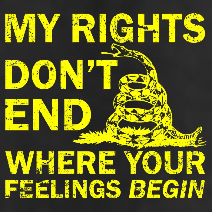 Rights Don't End Where Feelings Begin 25L Jumbo Tote