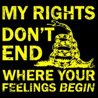 Rights Don't End Where Feelings Begin Baby Bodysuit