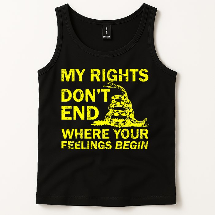 Rights Don't End Where Feelings Begin Tank Top