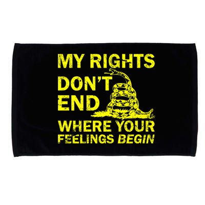 Rights Don't End Where Feelings Begin Microfiber Hand Towel