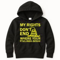 Rights Don't End Where Feelings Begin Kids Hoodie