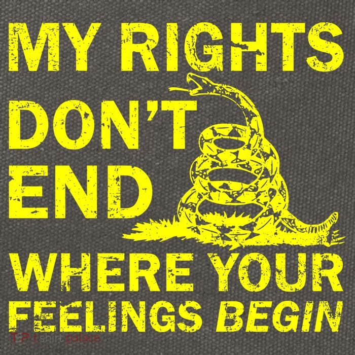 Rights Don't End Where Feelings Begin Cotton Canvas Backpack