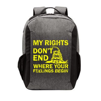 Rights Don't End Where Feelings Begin Vector Backpack
