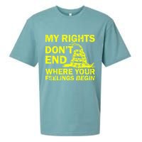 Rights Don't End Where Feelings Begin Sueded Cloud Jersey T-Shirt