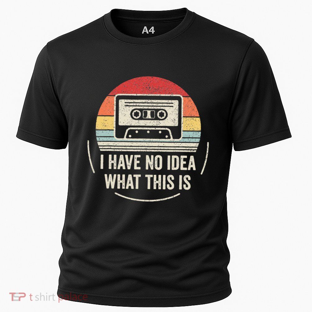 Retro I Have No Idea What This Is Kids Funny Cassette Performance Shirt
