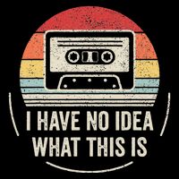 Retro I Have No Idea What This Is Kids Funny Cassette Sweatshirt