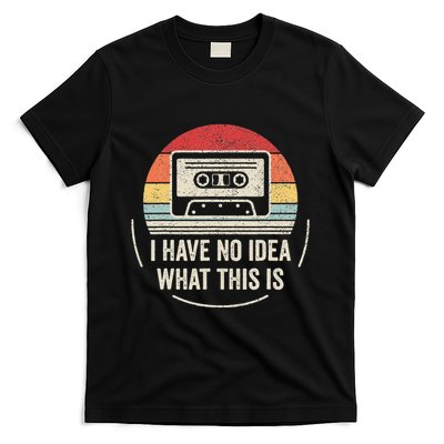 Retro I Have No Idea What This Is Kids Funny Cassette T-Shirt