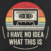 Retro I Have No Idea What This Is Kids Funny Cassette Beanie