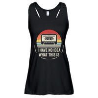 Retro I Have No Idea What This Is Kids Funny Cassette Ladies Essential Flowy Tank