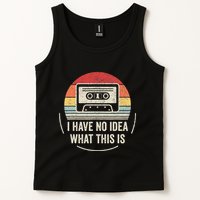 Retro I Have No Idea What This Is Kids Funny Cassette Tank Top