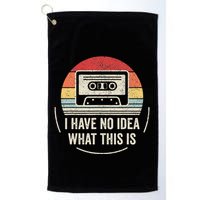 Retro I Have No Idea What This Is Kids Funny Cassette Golf Towel