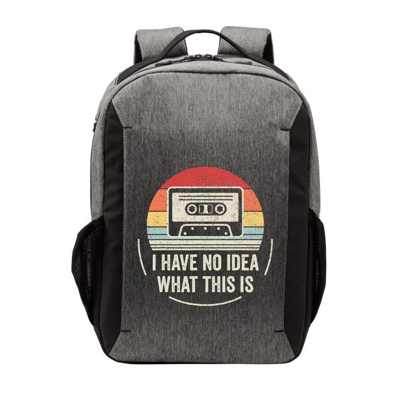Retro I Have No Idea What This Is Kids Funny Cassette Vector Backpack