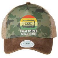 Retro I Have No Idea What This Is Funny Cassette Legacy Tie Dye Trucker Hat