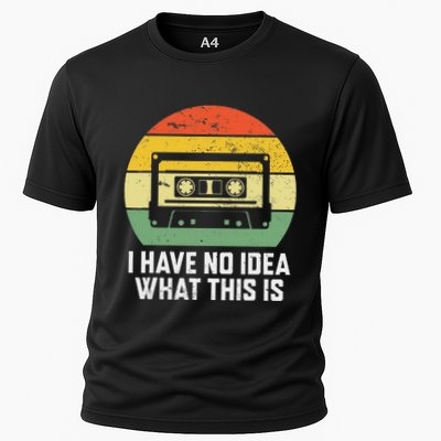 Retro I Have No Idea What This Is Funny Cassette Performance Shirt