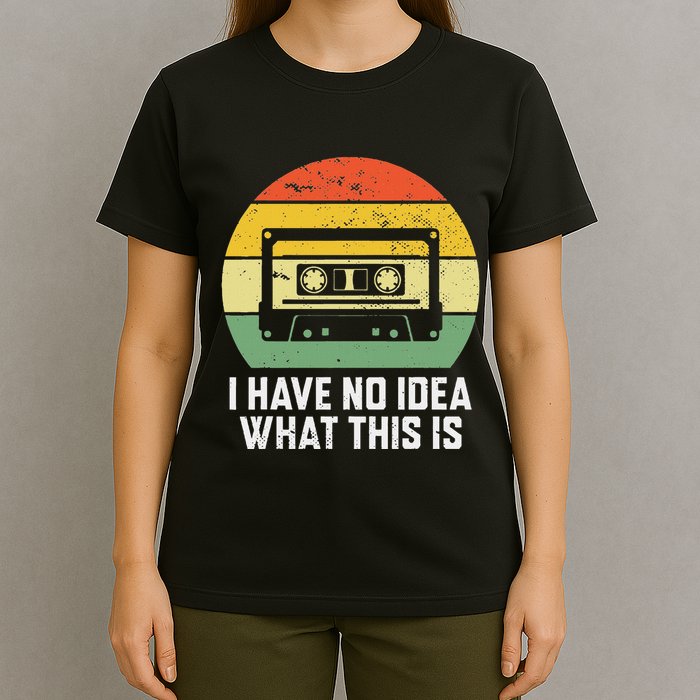 Retro I Have No Idea What This Is Funny Cassette T-Shirt