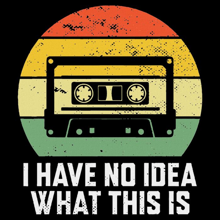 Retro I Have No Idea What This Is Funny Cassette Tall Hoodie