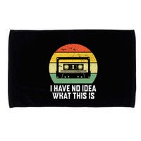 Retro I Have No Idea What This Is Funny Cassette Microfiber Hand Towel