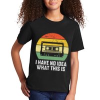 Retro I Have No Idea What This Is Funny Cassette Kids T-Shirt