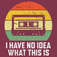 Retro I Have No Idea What This Is Funny Cassette 16oz Travel Tumbler