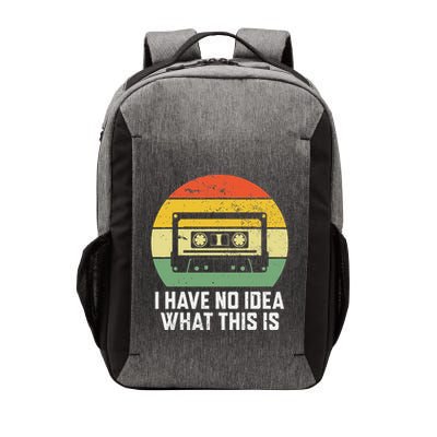 Retro I Have No Idea What This Is Funny Cassette Vector Backpack