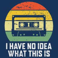 Retro I Have No Idea What This Is Funny Cassette Infant Baby Jersey Bodysuit