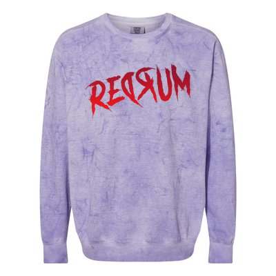 Redrum Ii Horror Movie Colorblast Crewneck Sweatshirt