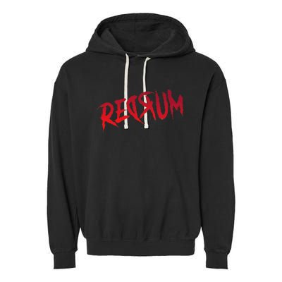 Redrum Ii Horror Movie Garment-Dyed Fleece Hoodie