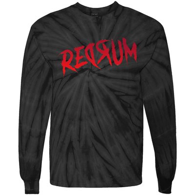 Redrum Ii Horror Movie Tie-Dye Long Sleeve Shirt