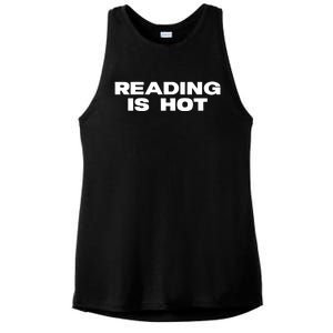 Reading Is Hot Stormi Ladies PosiCharge Tri-Blend Wicking Tank