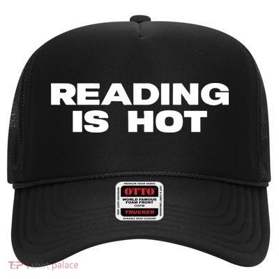 Reading Is Hot Stormi High Crown Mesh Back Trucker Hat