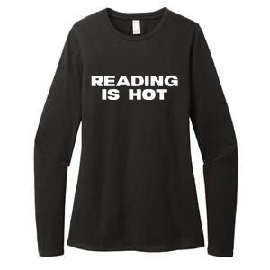 Reading Is Hot Stormi Womens CVC Long Sleeve Shirt