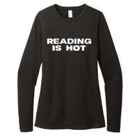 Reading Is Hot Stormi Womens CVC Long Sleeve Shirt