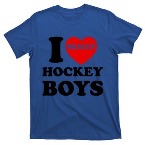 Retro I Heart Hockey I Love Hockey Family Matching Cute Gift T-Shirt