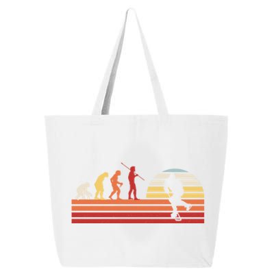 Retro Ice Hockey Player Gift Vintage Hockey Gift 25L Jumbo Tote