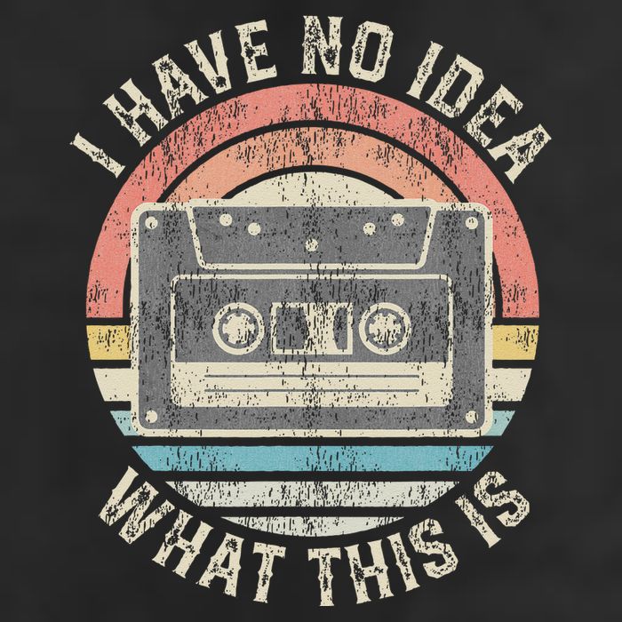 Retro I Have No Idea What This Is Funny Vintage Cassette Tumbler