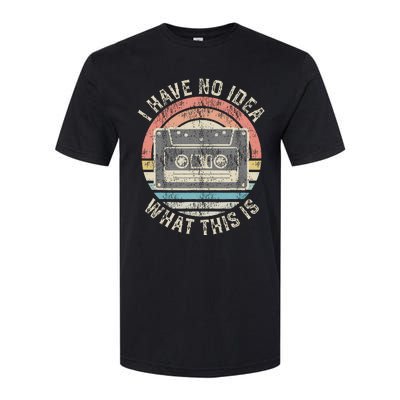 Retro I Have No Idea What This Is Funny Vintage Cassette Softstyle® CVC T-Shirt