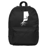 Rhode Island Home Roots State Map Love Pride Gift 16 in Basic Backpack