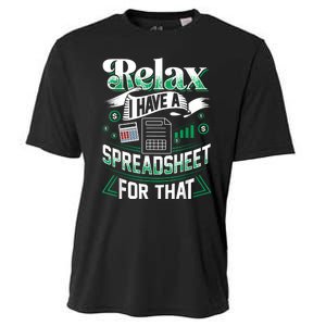 Relax I Have A Spreadsheet For That Actuary Cooling Performance Crew T-Shirt