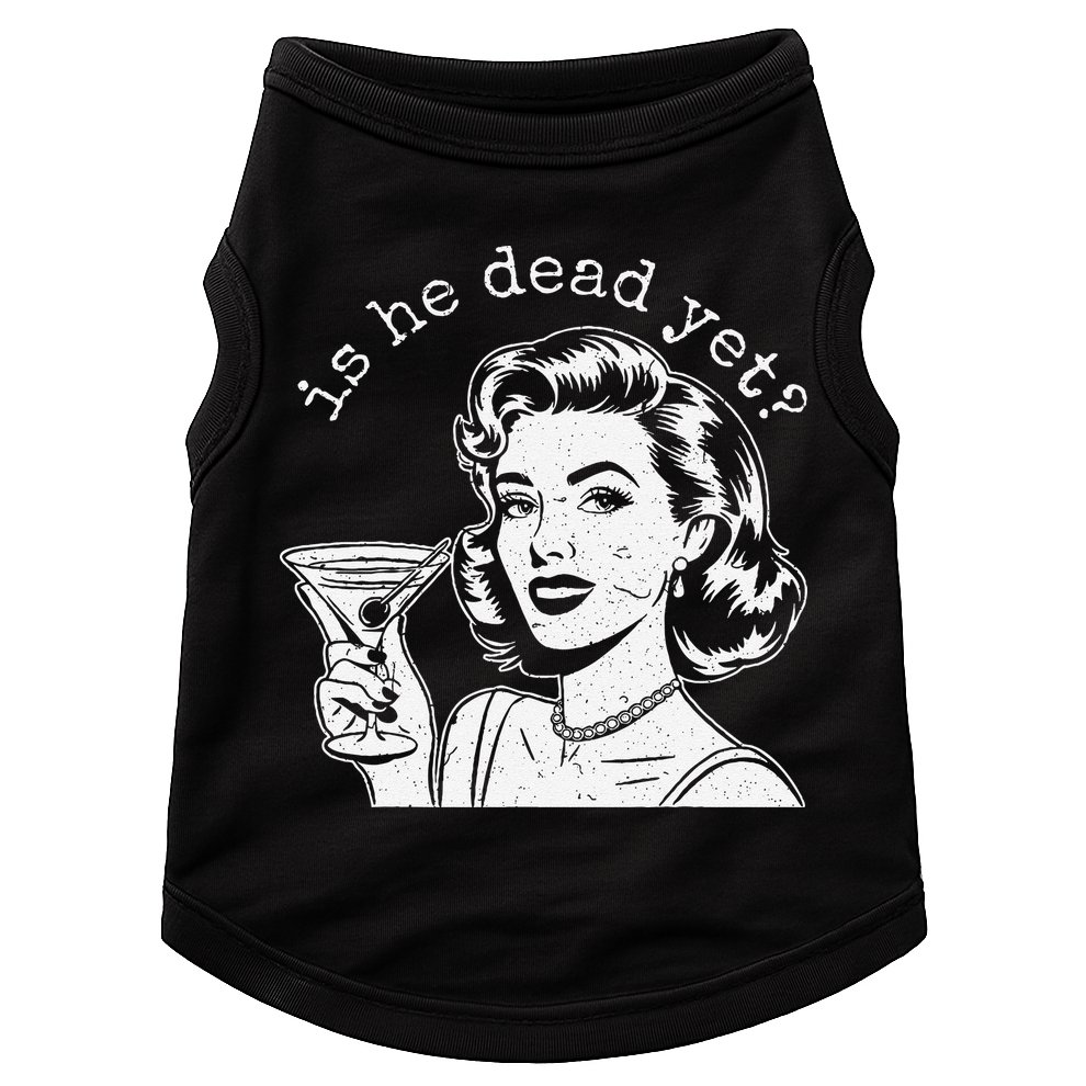 Retro Is He Dead Yet Anti Fascism Doggie Tank