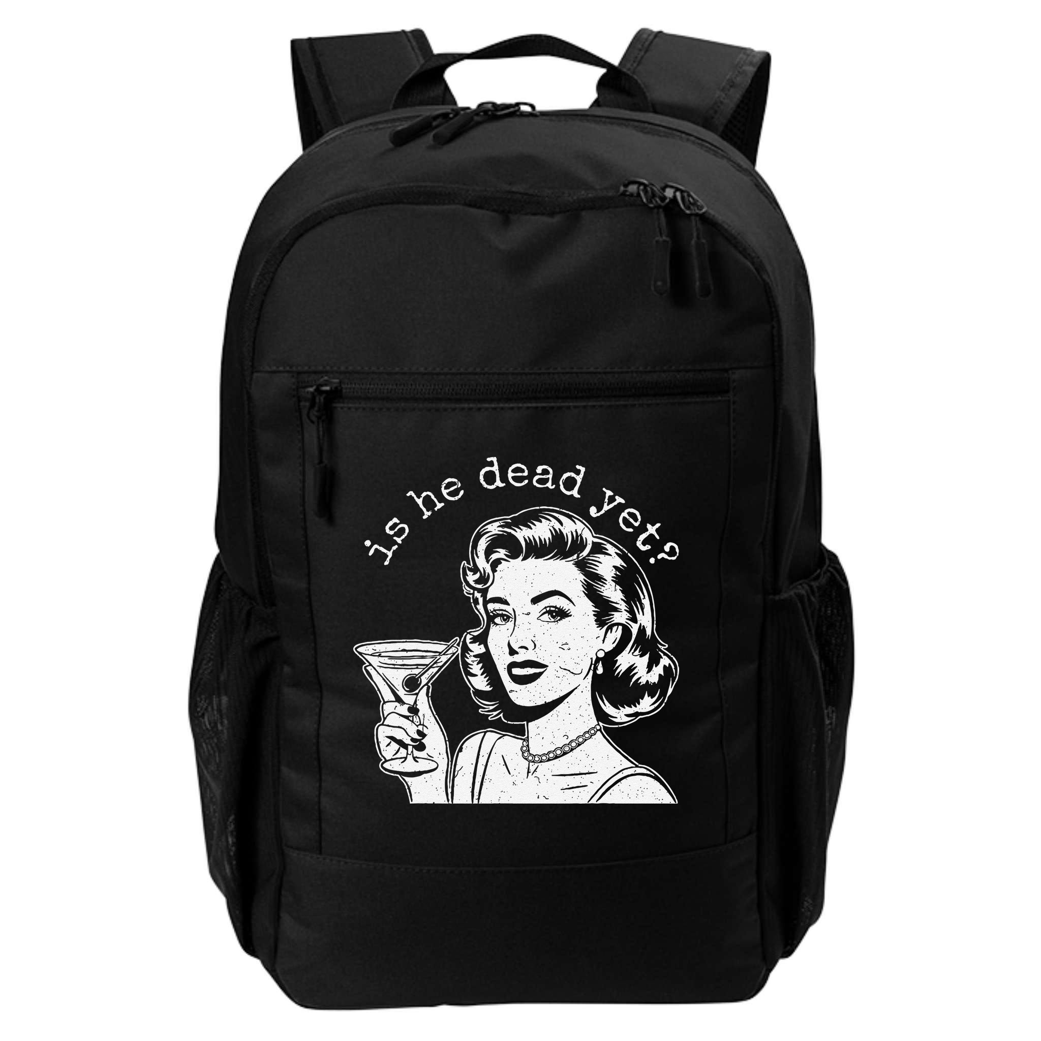 Retro Is He Dead Yet Anti Fascism Backpack