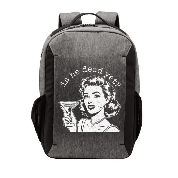 Retro Is He Dead Yet Anti Fascism Vector Backpack