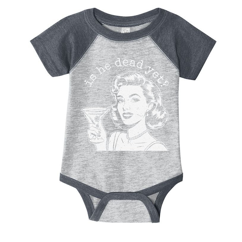 Retro Is He Dead Yet Anti Fascism Infant Baby Jersey Bodysuit