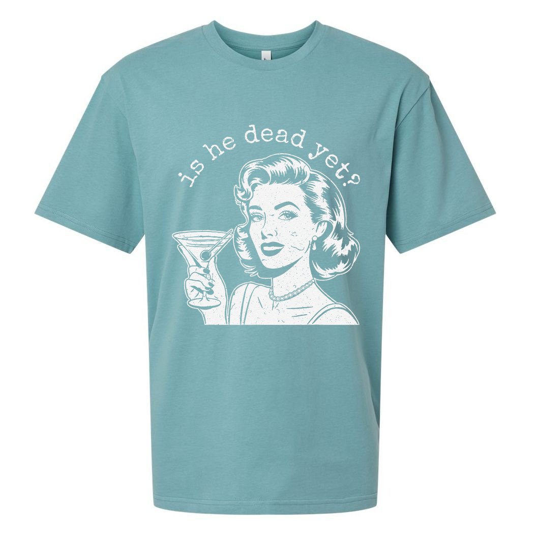 Retro Is He Dead Yet Anti Fascism Sueded Cloud Jersey T-Shirt