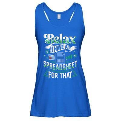Relax I Have A Spreadsheet For That Actuary Ladies Essential Flowy Tank