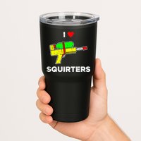 Retro I Heart Squirters Funny I Love Squirters Tumbler