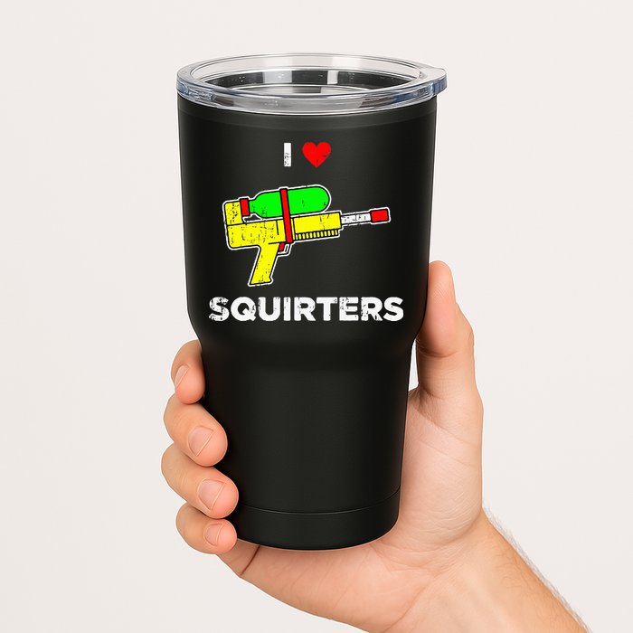 Retro I Heart Squirters Funny I Love Squirters Tumbler