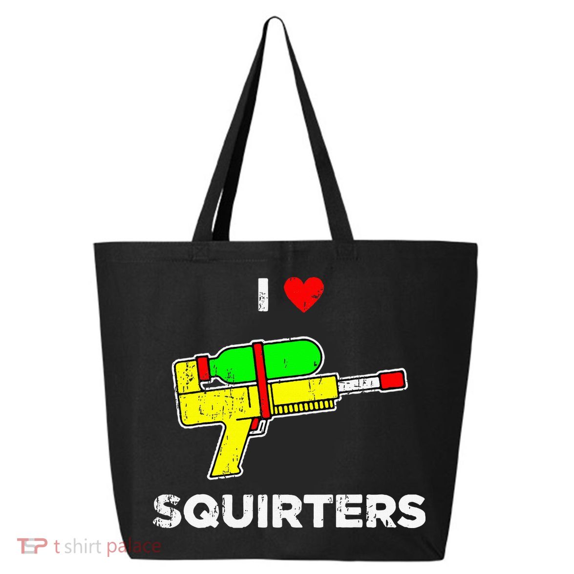 Retro I Heart Squirters Funny I Love Squirters 25L Jumbo Tote